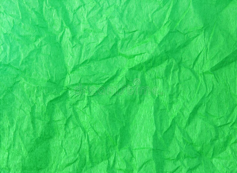 Crumpled Green Paper Background Stock Photo - Image of design, grunge:  204439554
