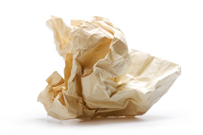 Crumpled paper