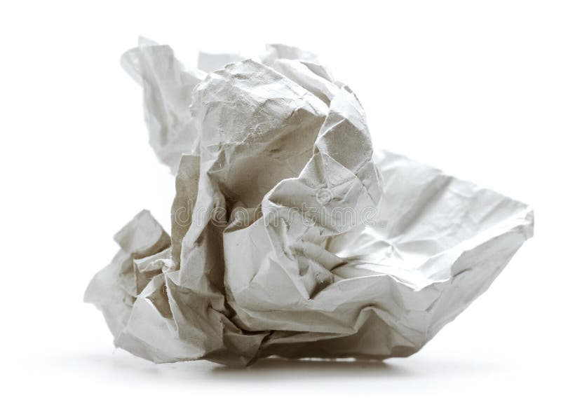 Crumpled paper