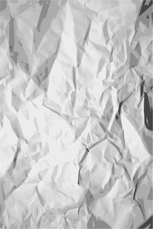 Black and white crumpled paper texture