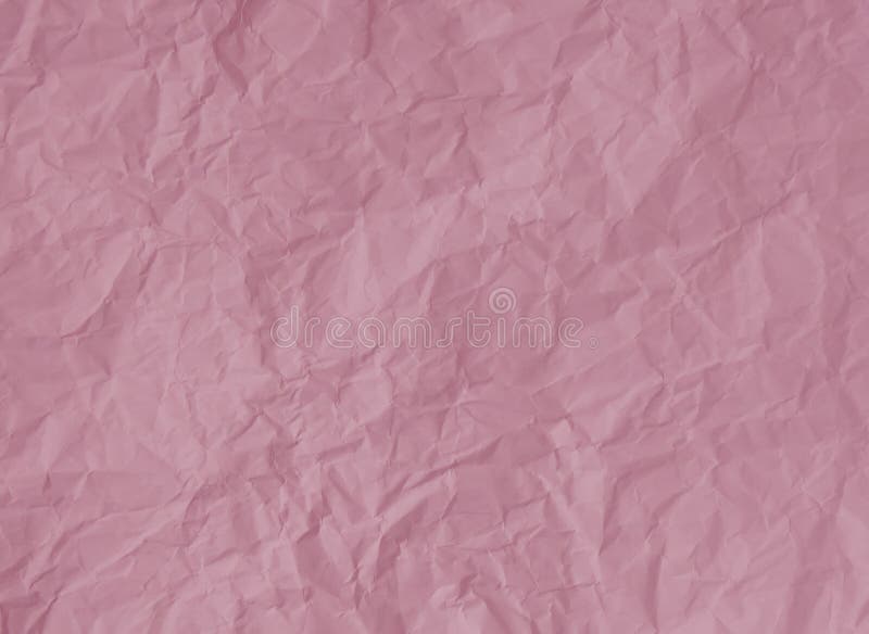 Crumpled Pastel Pink Paper Texture Background Stock Photo Image of