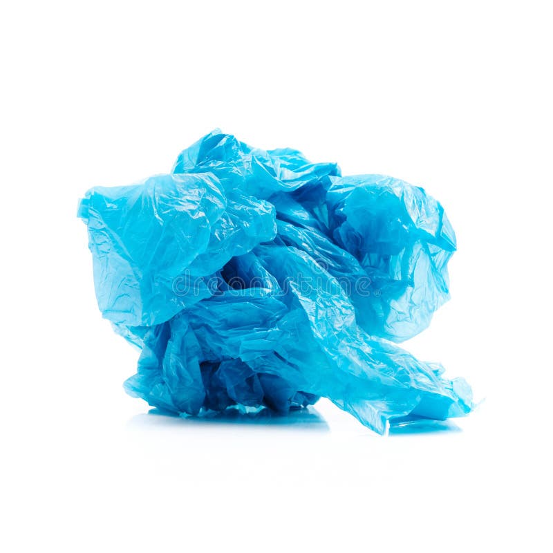 Crumpled Plastic Bag stock photo. Image of recycle, environmental