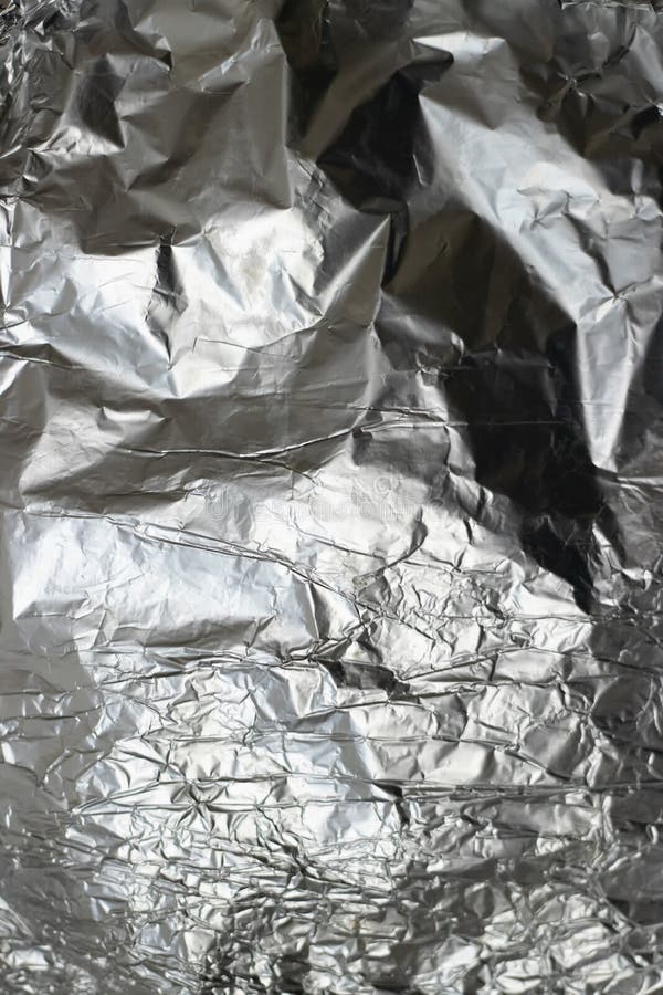 Crumpled Sheet of Aluminum Shiny Foil. Stock Photo Image of sheet, foil 245332672