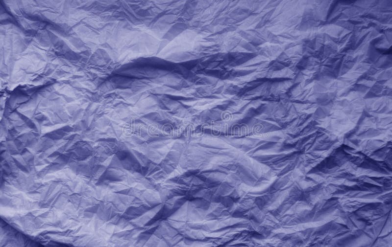 Crumpled Sheet Of Paper In Blue Color Stock Image - Image of aged ...