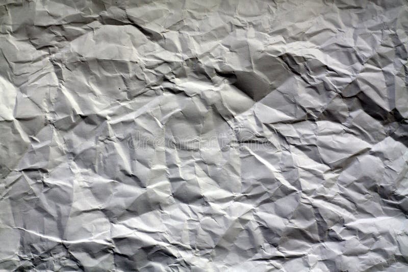 Crumpled Sheet Of Paper With Blur Effect. Stock Image Image of parchment, ragged 129732121