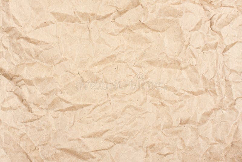 Crumpled Textured Kraft Paper Stock Photo Image of macro, kraft 37350268