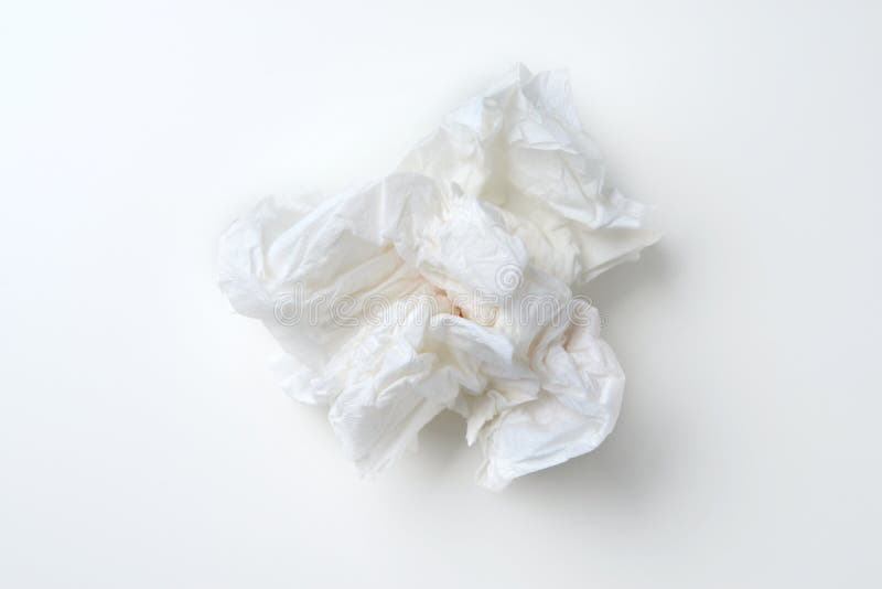 Crumpled Tissue Stock Photo Image 47168390