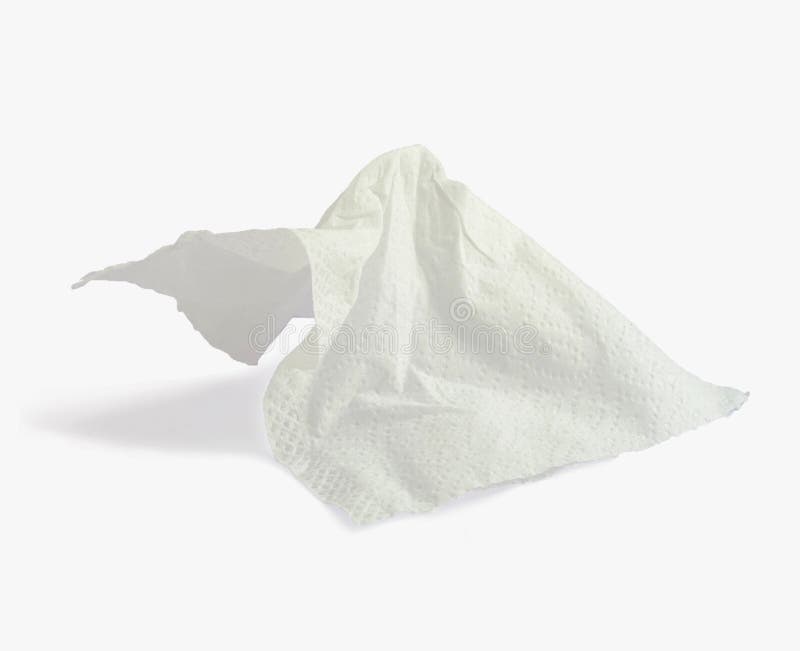 Crumpled tissue paper stock photo. Image of tissue, white 65403792