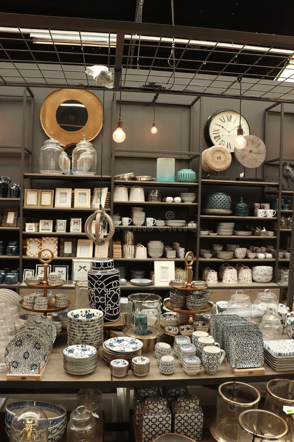 Cruquius, the Netherlands - October 26th 2018: Retail Display in Interior Shop Editorial Photo - of decor, store: 162290073