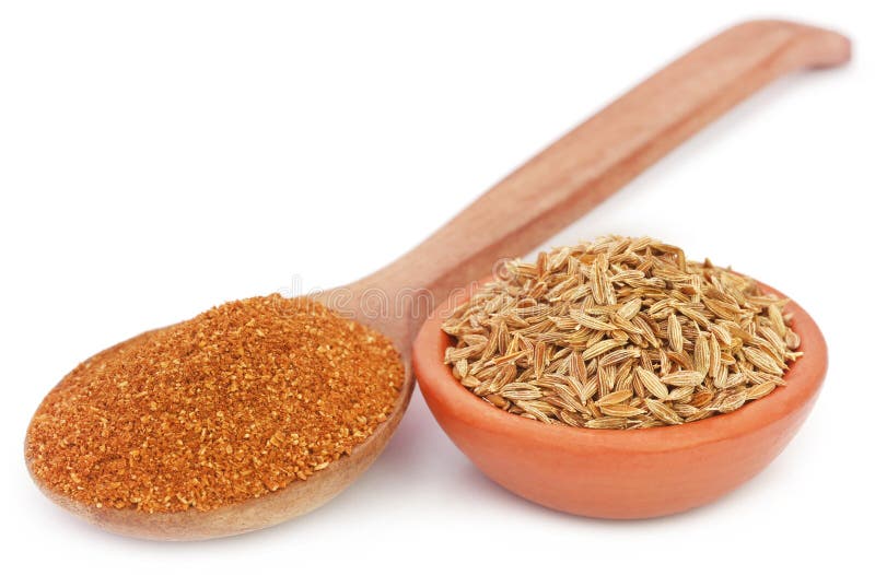 Crushed cumin stock image. Image of heap, cuminum, side 95628425