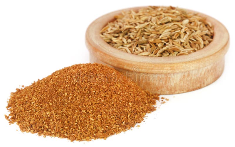 Crushed Cumin with Whole Ones Stock Image Image of bowl, cummin
