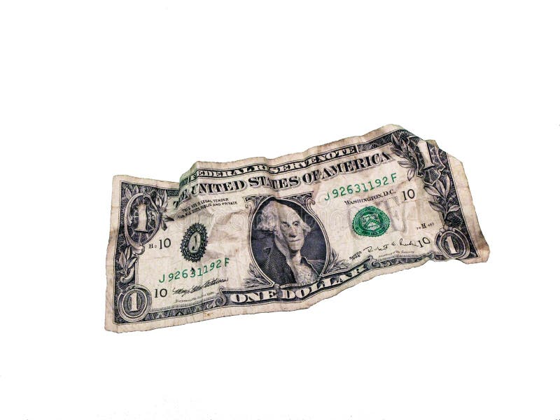 Crushed 100 dollar bill stock photo. Image of dollars 5126406