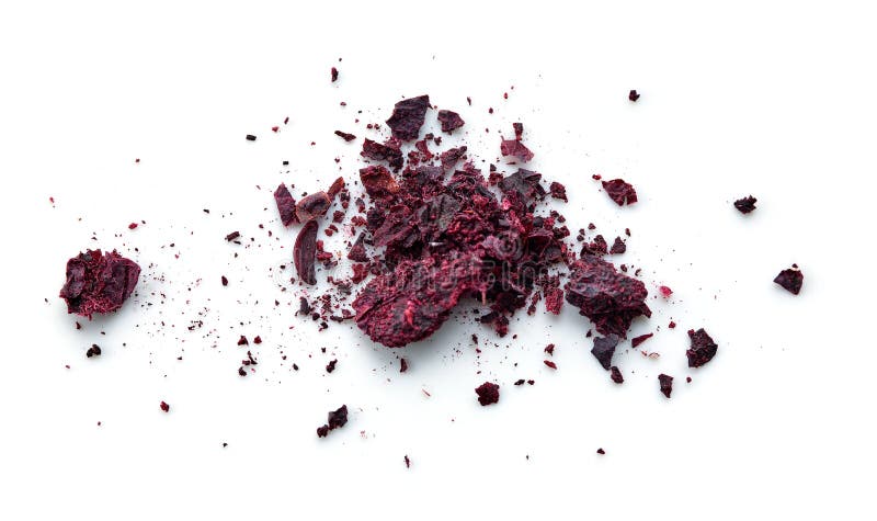 Crushed dried berries stock images