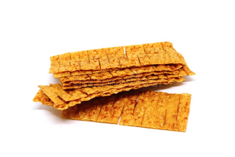 Crushed dried squid royalty free stock photo