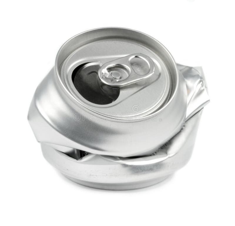Crushed drink can stock photo. Image of background, crushed 22723908