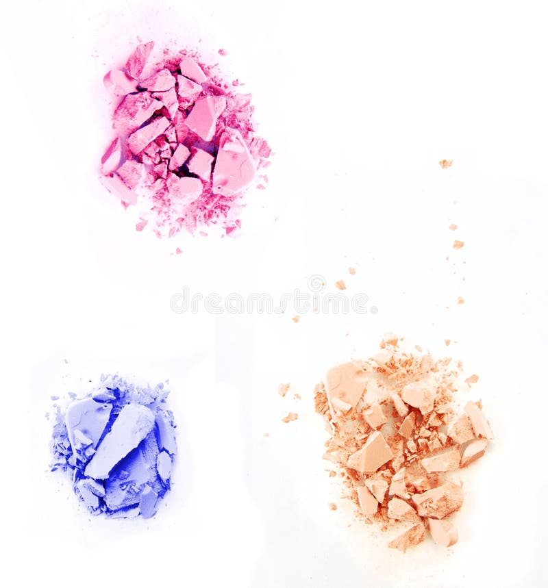 Crushed eyeshadow royalty free stock images