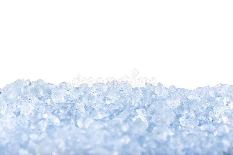 Crushed ice background.