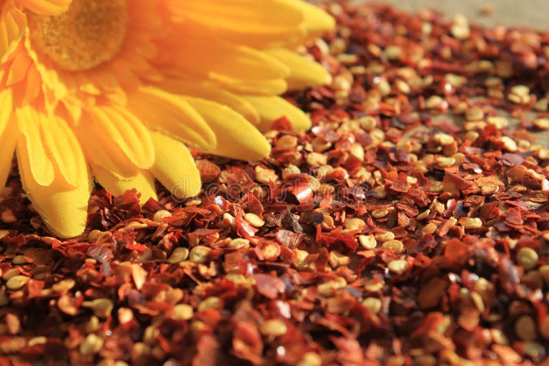 Crushed red pepper stock image. Image of closeup, ground 18714297