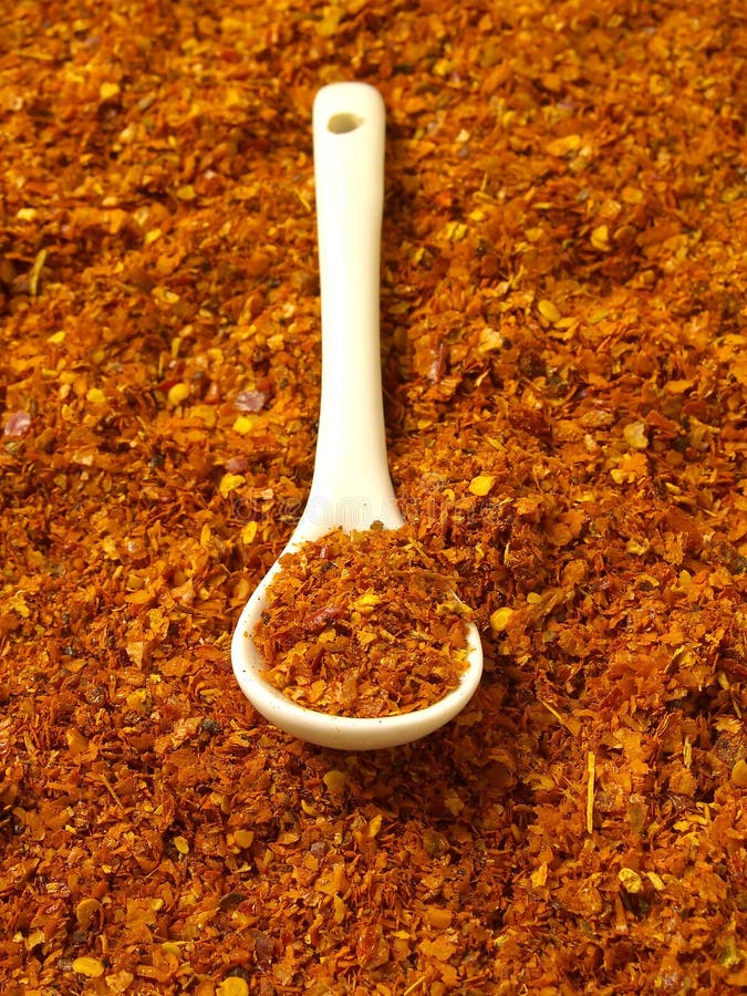 Crushed red pepper stock photo. Image of pepers, turkish 7696358