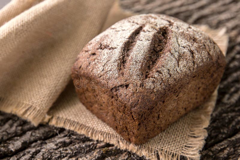 Crusty Fresh Homemade Rye Bread Stock Photo Image of rosemary, olive