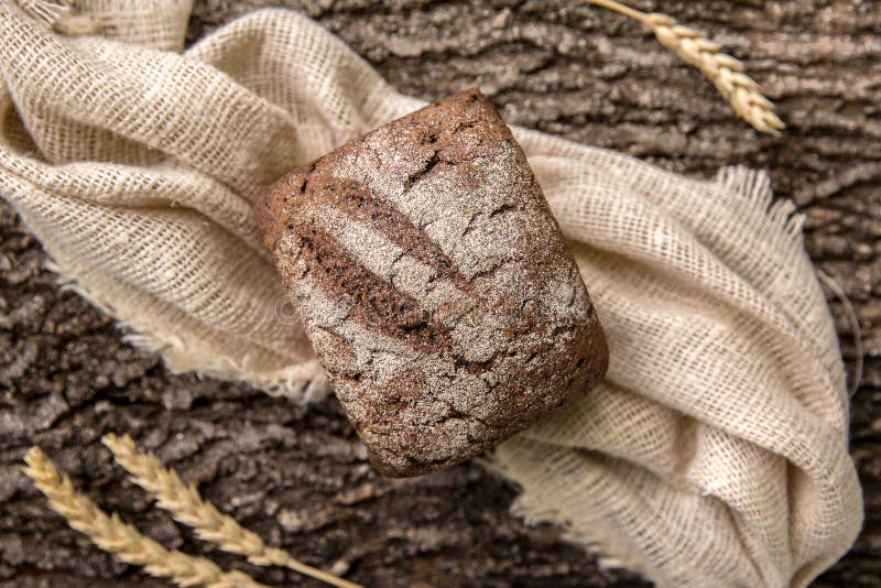 Crusty Fresh Homemade Rye Bread Stock Image Image of healthy
