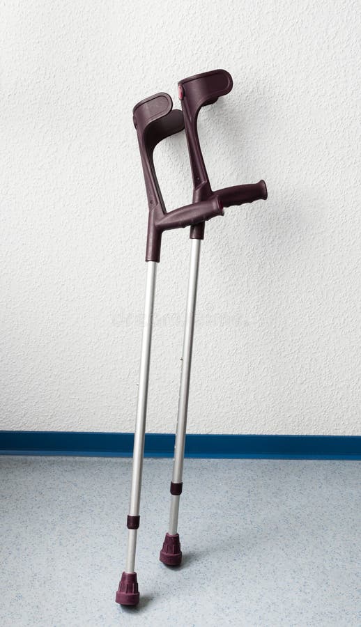 Crutches for ill people in hospitals