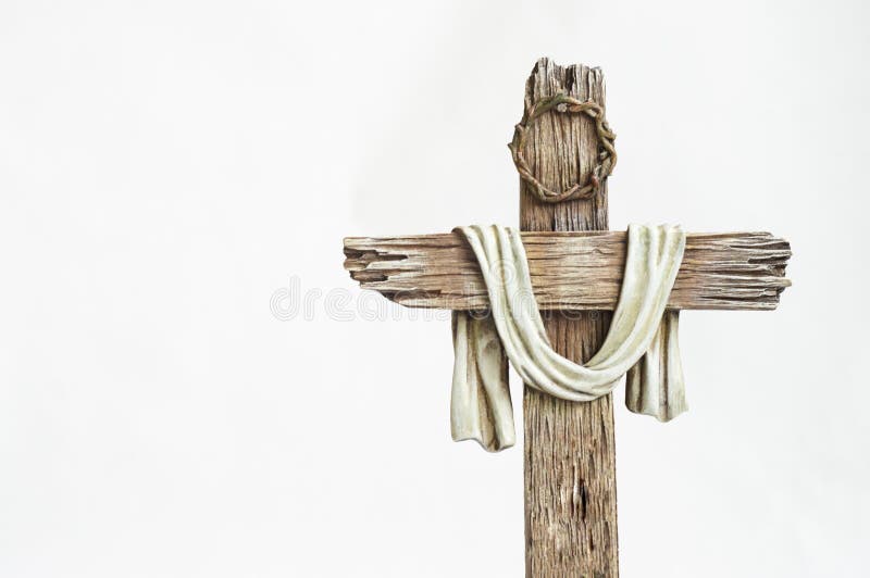 Cruz de madeira da Páscoa