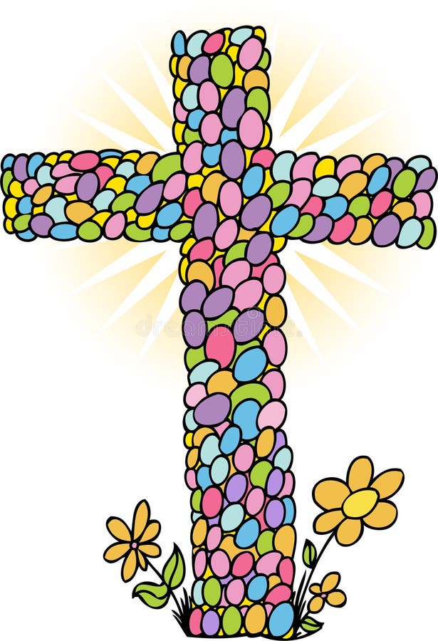 Cruz de Pascua ilustración del vector Cruz de Pascua ilustración del vector