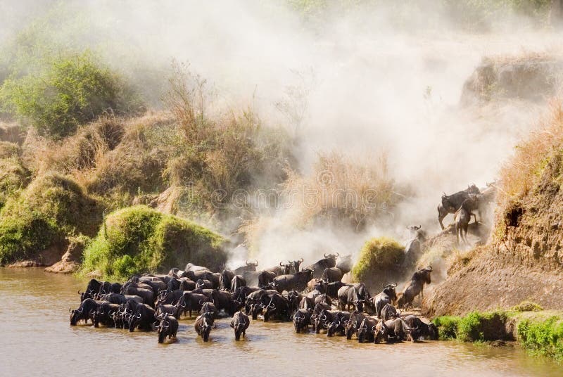 Cruzando o rio de Mara