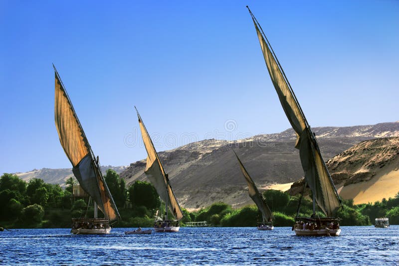 Cruzeiro de Felucca Nile imagem de stock Cruzeiro de Felucca Nile imagem de stock