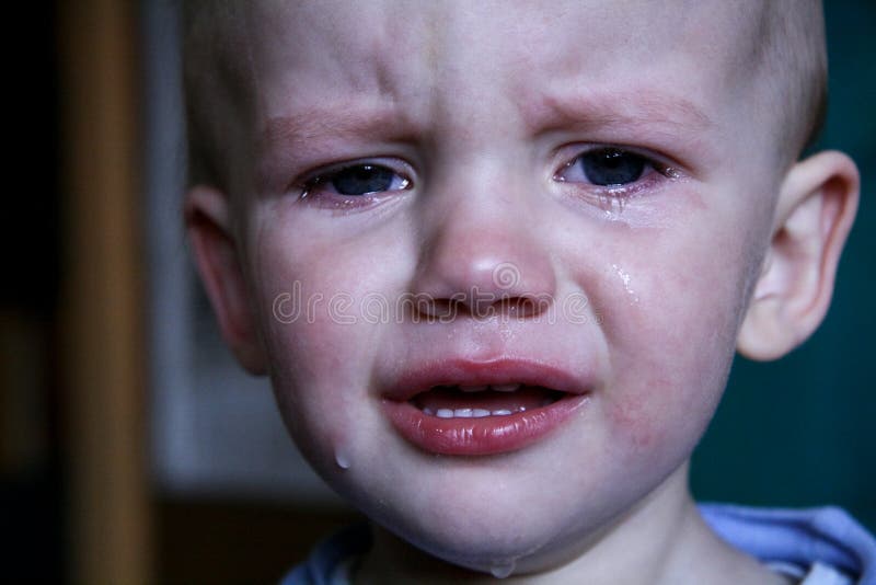 Crying boy