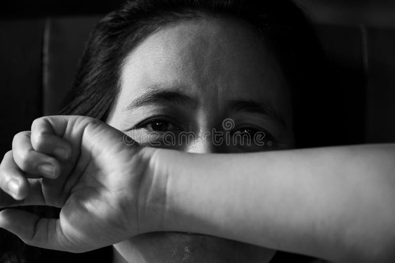 Crying Girl, Young Sad Woman Stock Photo - Image of hurt, concept ...