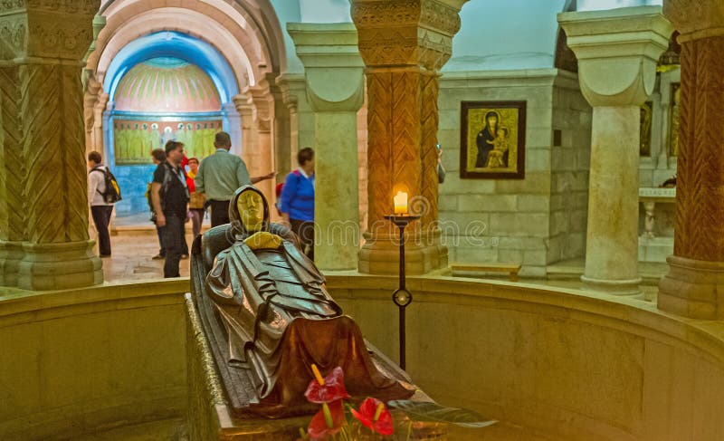 Crypt Dormition kościół fotografia royalty free Crypt Dormition kościół fotografia royalty free