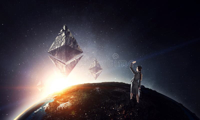 Crypto-valutateken Gemengde media stock afbeeldingen Crypto-valutateken Gemengde media stock afbeeldingen
