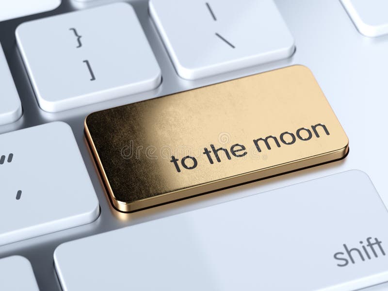 Crypto αυξανόμενη έννοια νομίσματος τρισδιάστατη ελεύθερη απεικόνιση δικαιώματος
