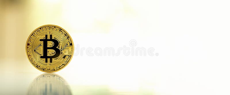 Bitcoin dorado criptomoneda fotos de archivo libres de regalías