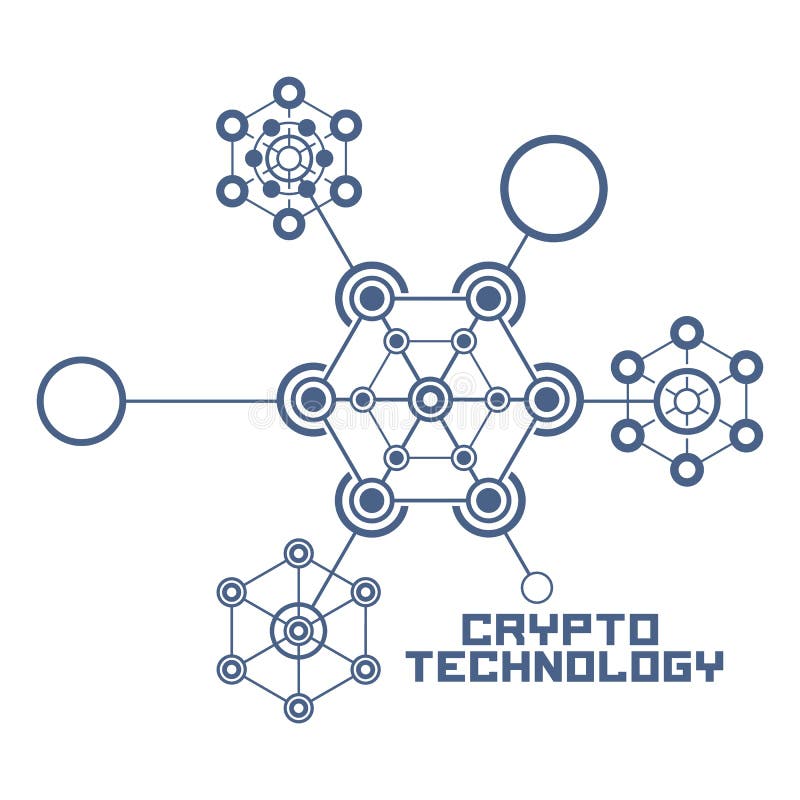 Cryptocurrency Logo Template. Stock Vector - Illustration ...
