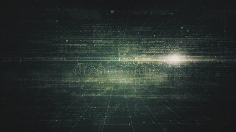 Cryptographic Matrix Blockchain Data Simulation stock images
