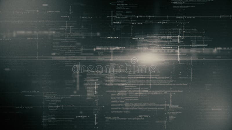 Cryptographic Matrix Blockchain Data Simulation stock photos