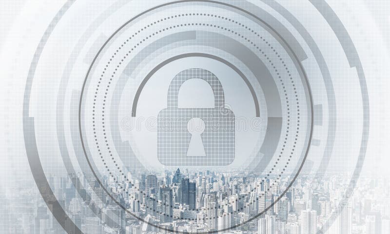 Cryptography and encryption algorithm concept royalty free stock images