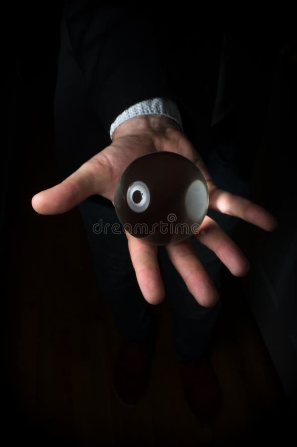 Crystal Ball Hand stock image. Image of crystal, prophecy 76514171