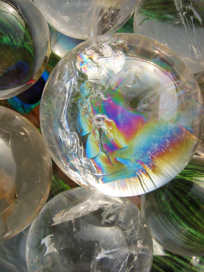 Crystal balls stock photo. Image of circle, crystal, luminous 2150244