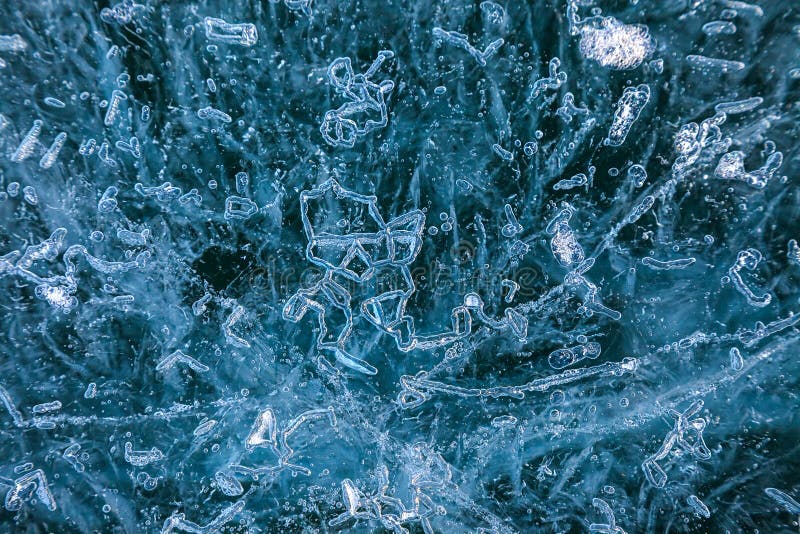Crystal Blue Ice Background Stock Photo - Image of arctic, natural