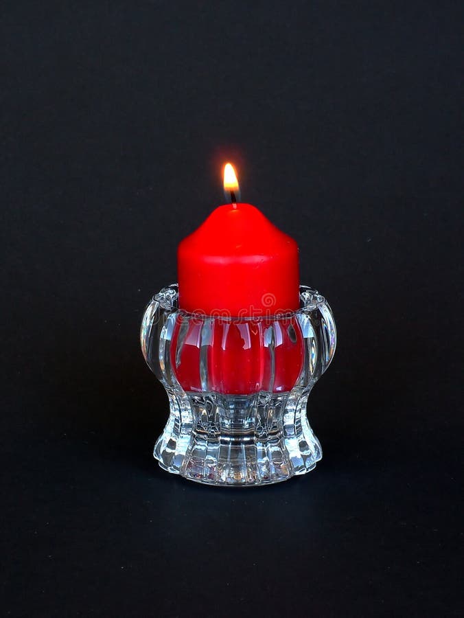 Crystal Candle stock image. Image of purity, perfume, riches 233901