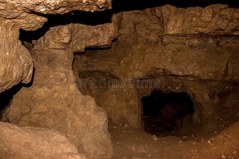 Crystal Cave wordt gevestigd dichtbij de Grens van Wisconsin/van Minnesota in S stock foto Crystal Cave wordt gevestigd dichtbij de Grens van Wisconsin/van Minnesota in S stock foto