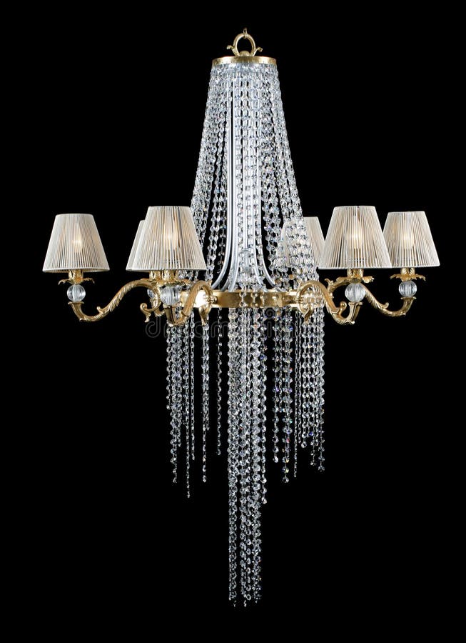 Crystal Chandelier stock photos