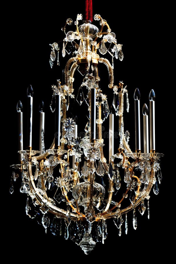 Crystal Chandelier stock photography