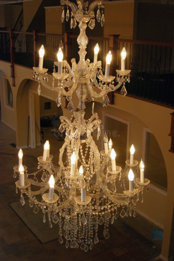 Crystal Chandelier royalty free stock photo