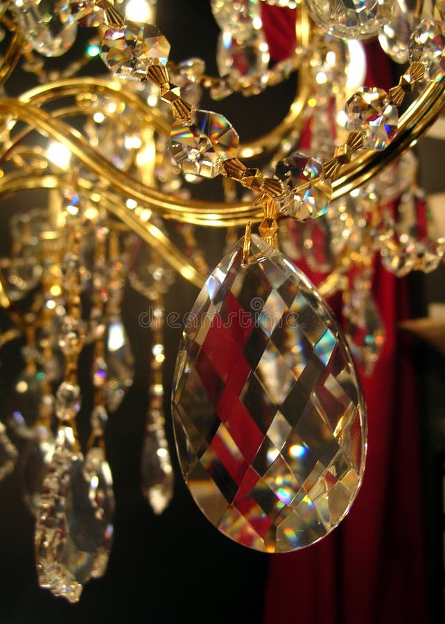 Crystal Chandelier stock photography