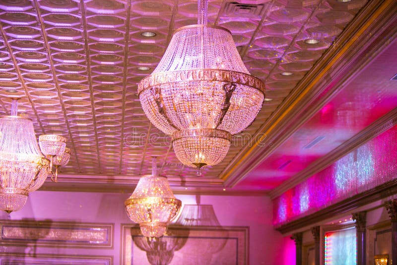 Crystal Chandelier stock image